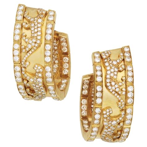 cartier panthere earrings price|cartier style hoop earrings.